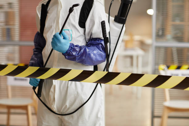 Professional Biohazard Cleanup technician working in Hastings, PA